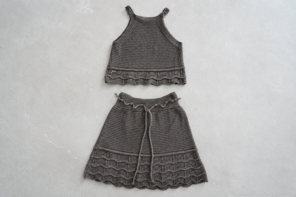 COMPLETO CROCHET TOP & GONNA - Dolcevita