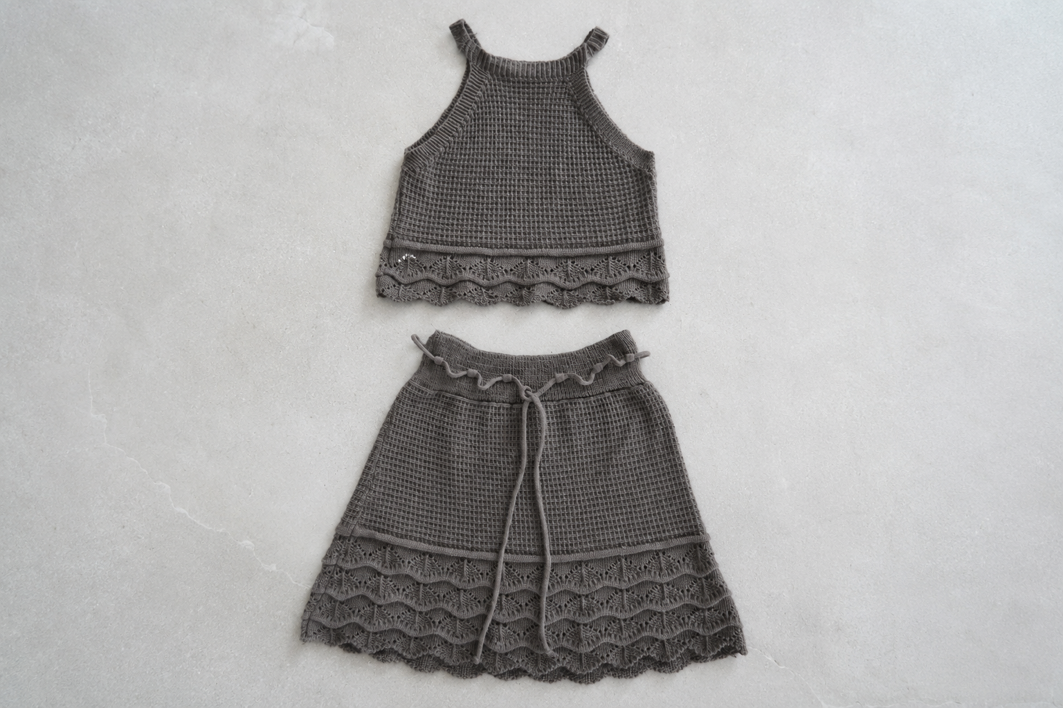 COMPLETO CROCHET TOP & GONNA - Dolcevita