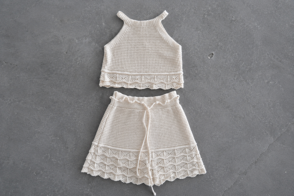 COMPLETO CROCHET TOP & GONNA - Dolcevita