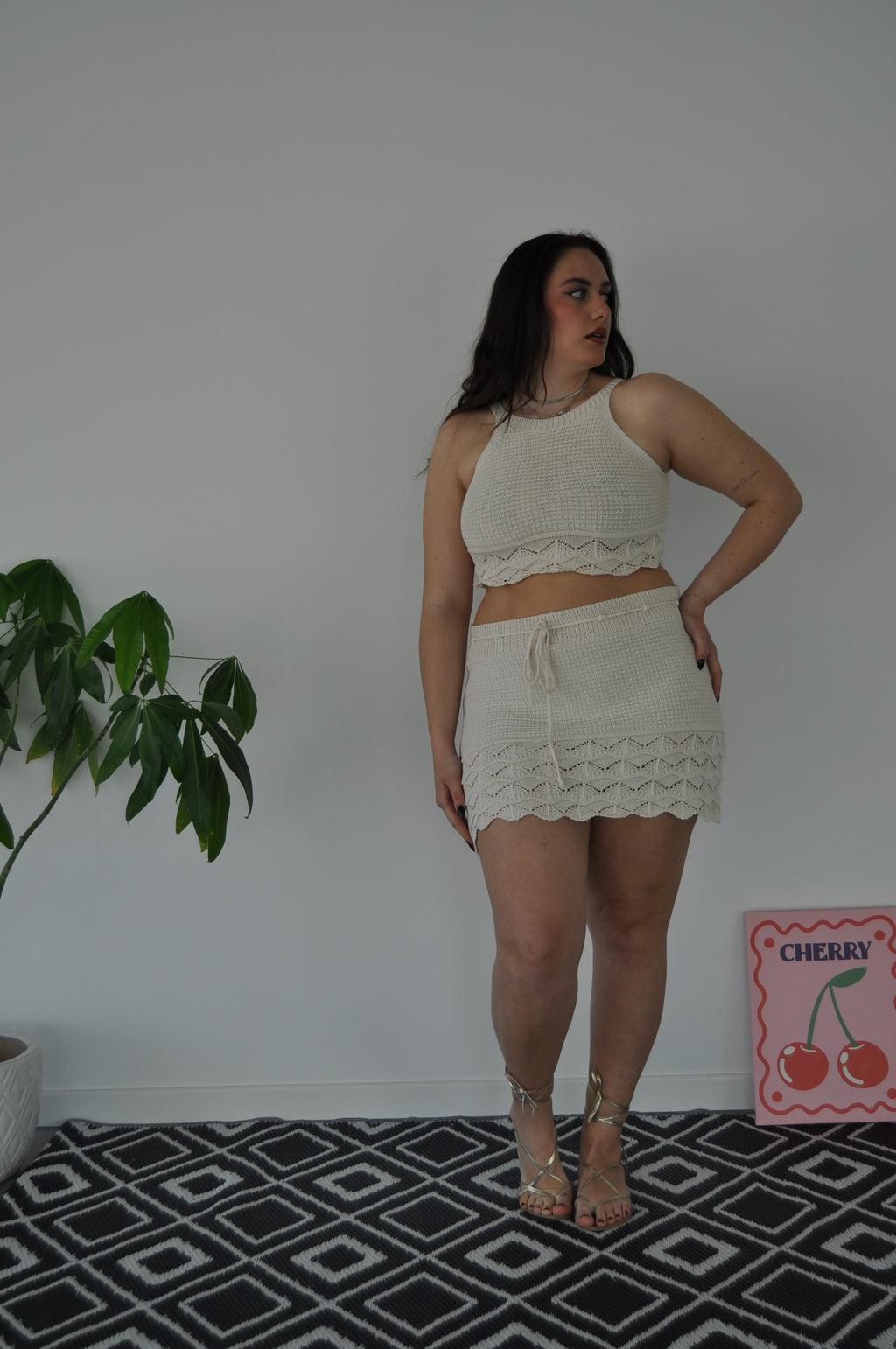 COMPLETO CROCHET TOP & GONNA - Dolcevita