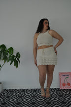 COMPLETO CROCHET TOP & GONNA - Dolcevita