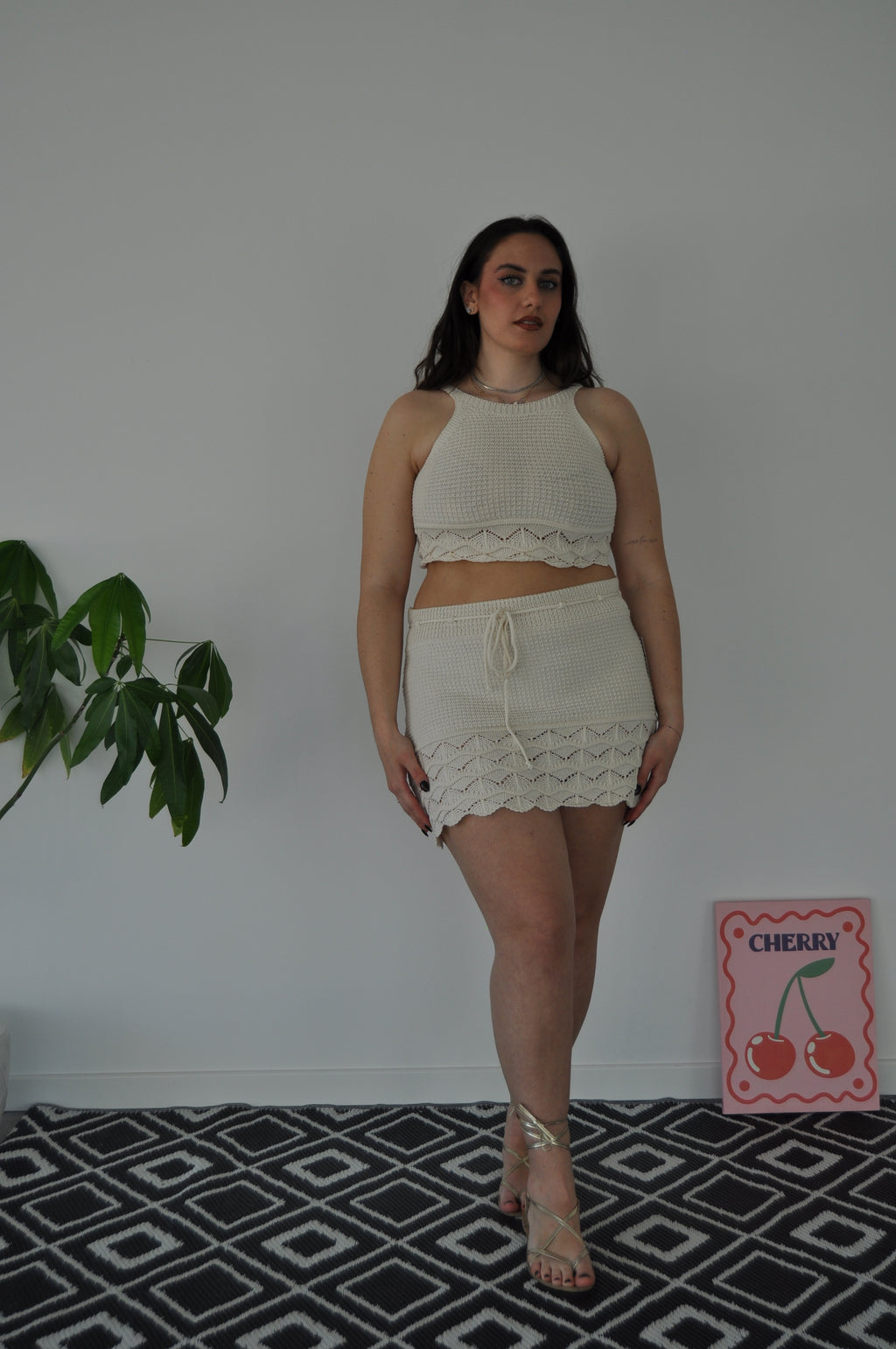 COMPLETO CROCHET TOP & GONNA - Dolcevita