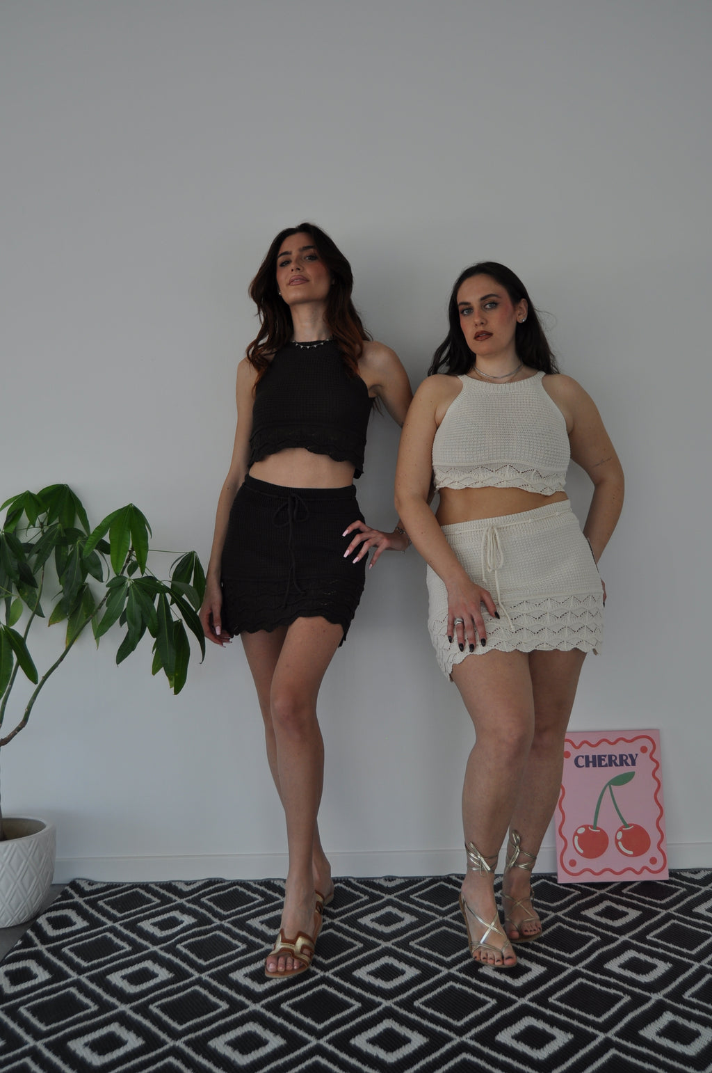 COMPLETO CROCHET TOP & GONNA - Dolcevita