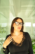 SECOND SKIN LACE t-shirt - pizzo