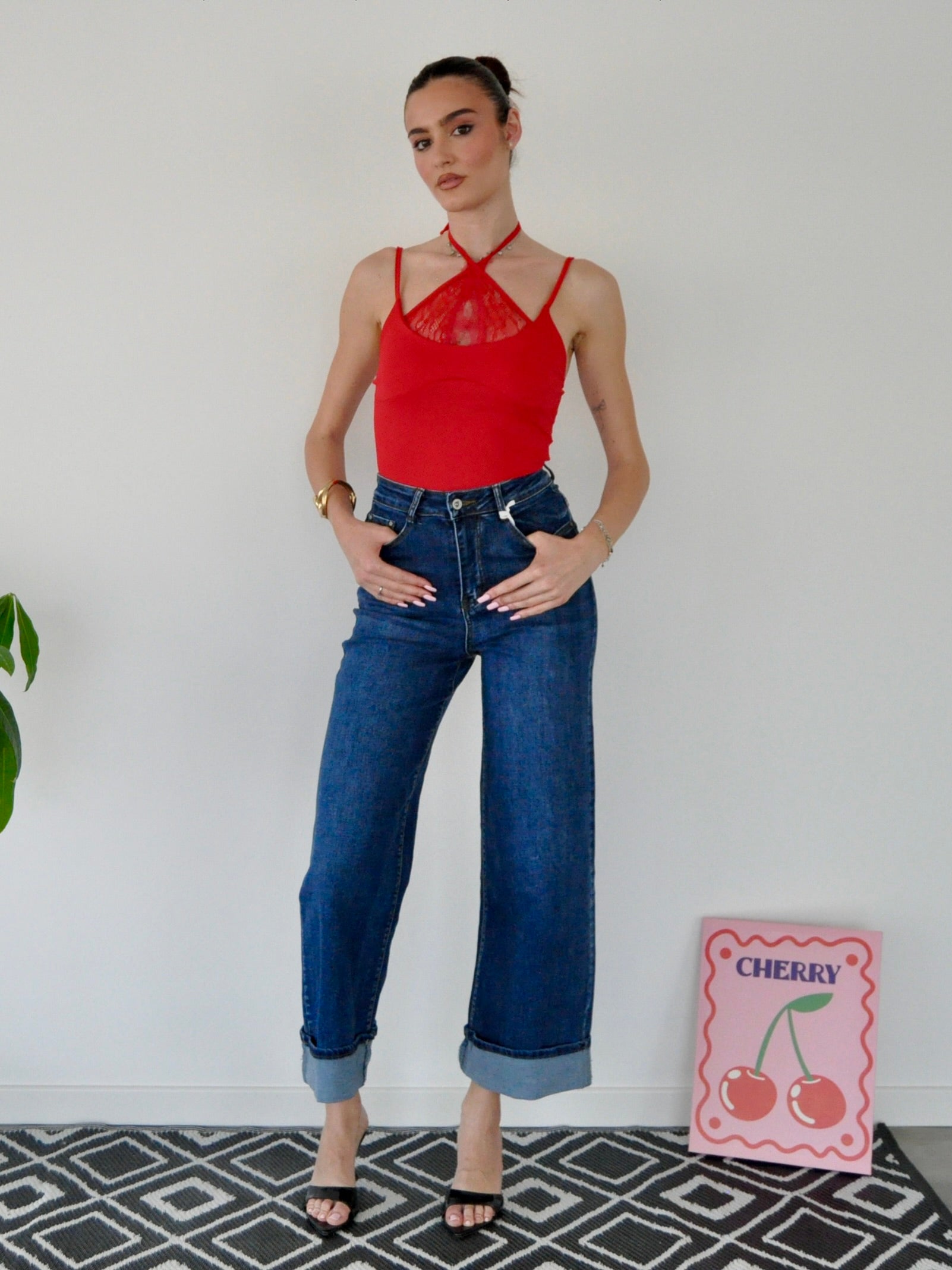 BODYSUIT - Rosso Venere