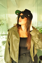 LEATHER BOMBER